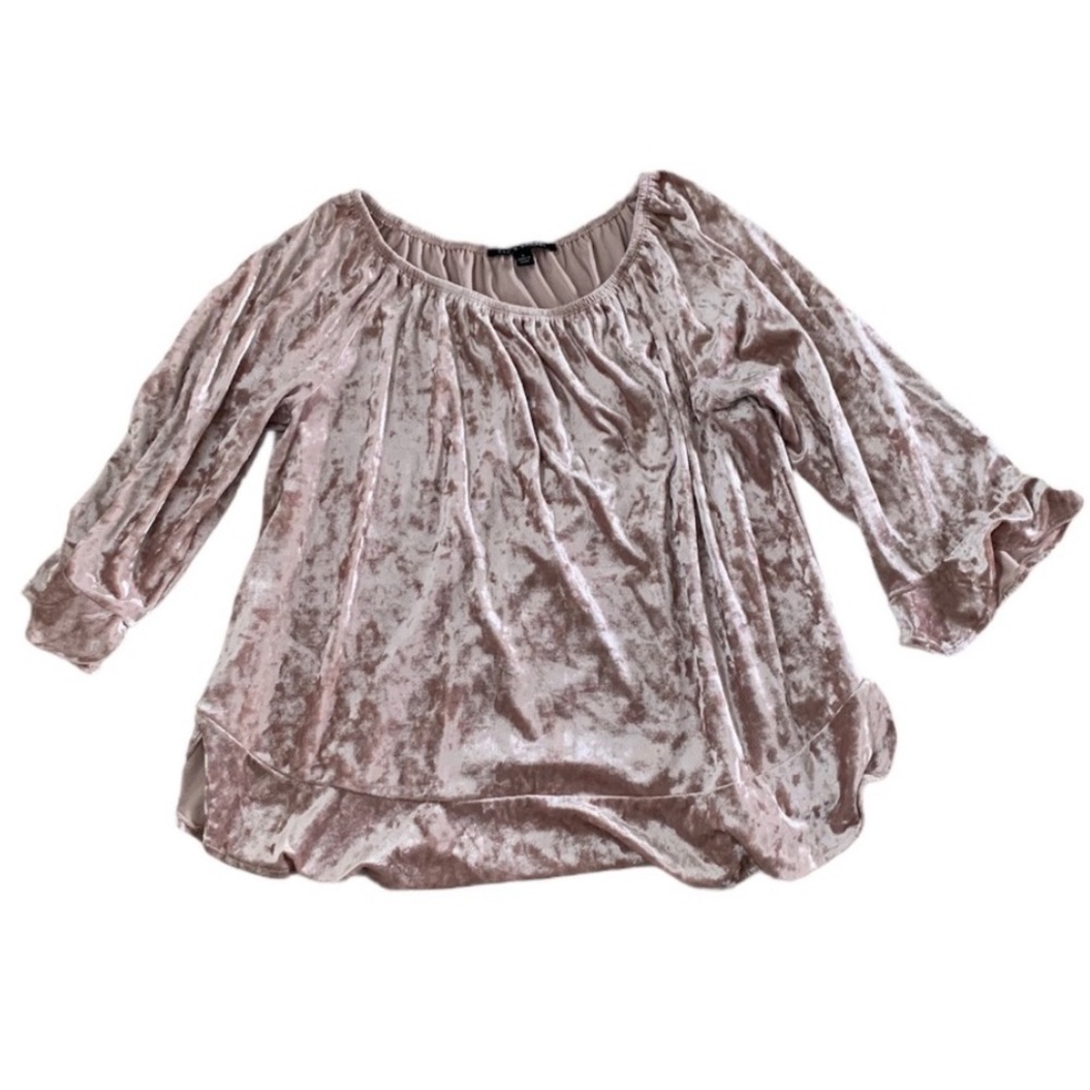 Zac & Rachel | Crushed Velvet Top